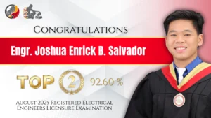 Engr. Joshua Enrick Salvador Rises to Top 2 in August 2025 REELE